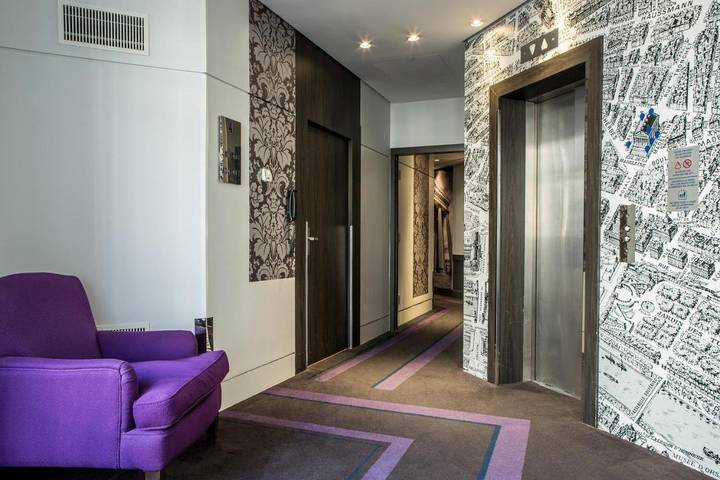 Hôtel pour 2 personnes, avec vue et terrasse dans L'Olympia (Paris)