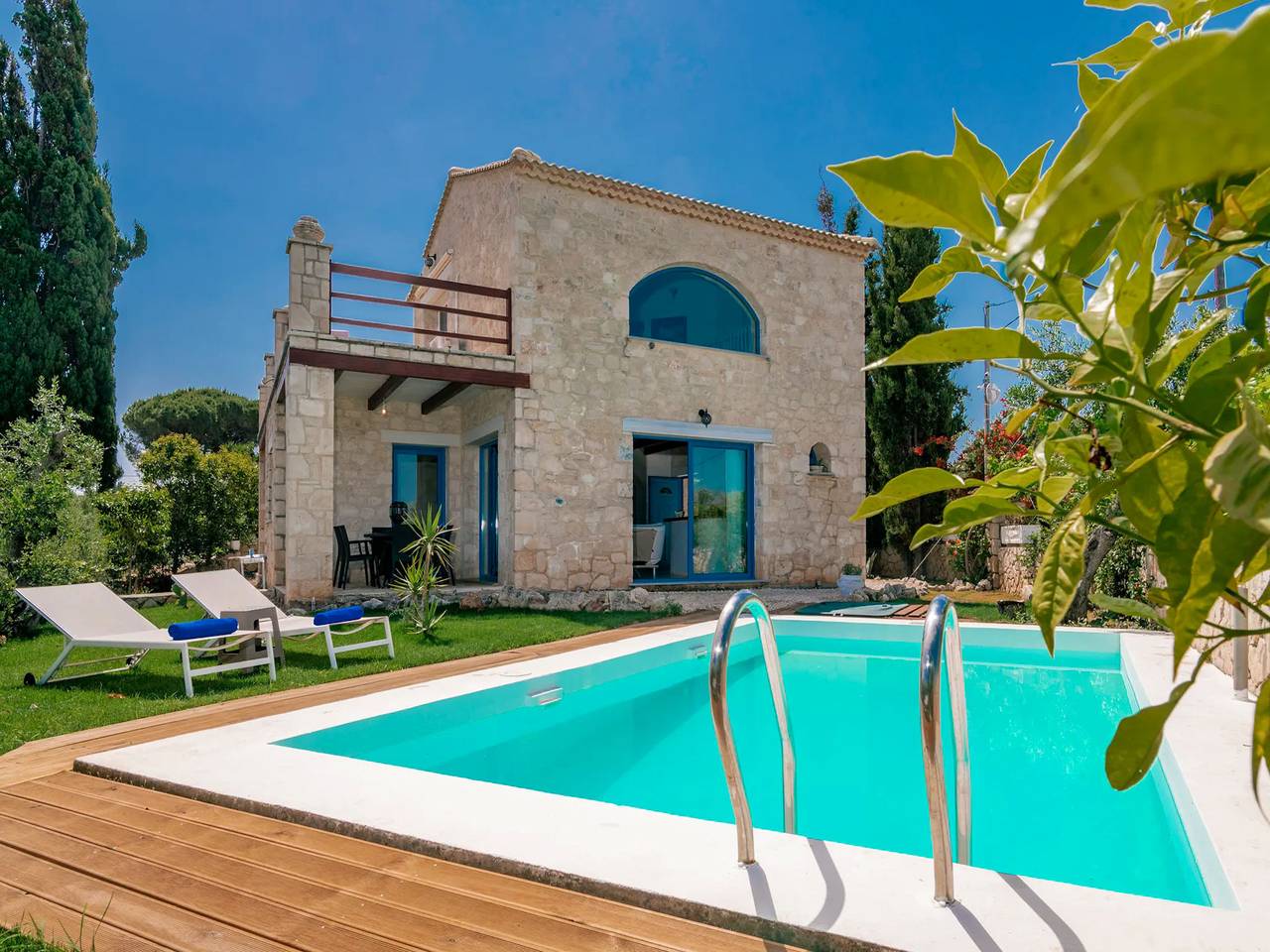 Villa für 7 Personen mit Meerblick in Tragaki, Zakynthos