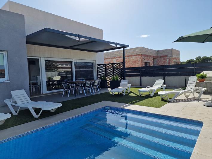 Ferienhaus für 6 Personen, mit Terrasse