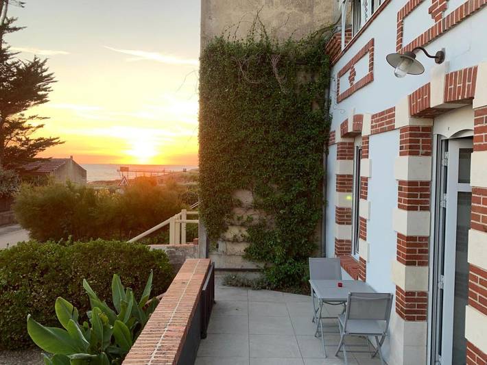 Location de vacances pour 8 personnes, avec vue et jardin dans Plage Du Port Meleu Prefailles - 3