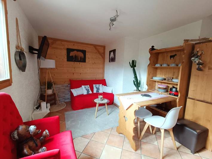 Appartement de vacances pour 4 personnes, avec vue et jardin