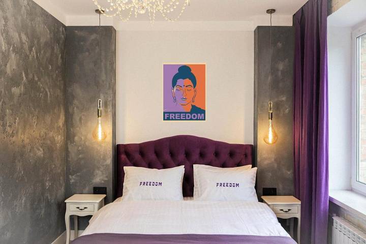 Ferienwohnung für 2 Personen, mit Ausblick und Balkon, mit Haustier in Kiew