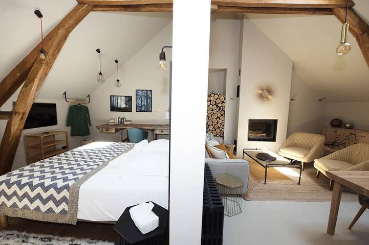Gîte pour 3 personnes, avec piscine ainsi que balcon et sauna à Saint-Laurent-Nouan - 3
