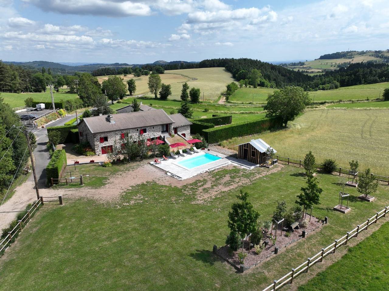 Gîte de Genebret in Bessamorel, Massif central