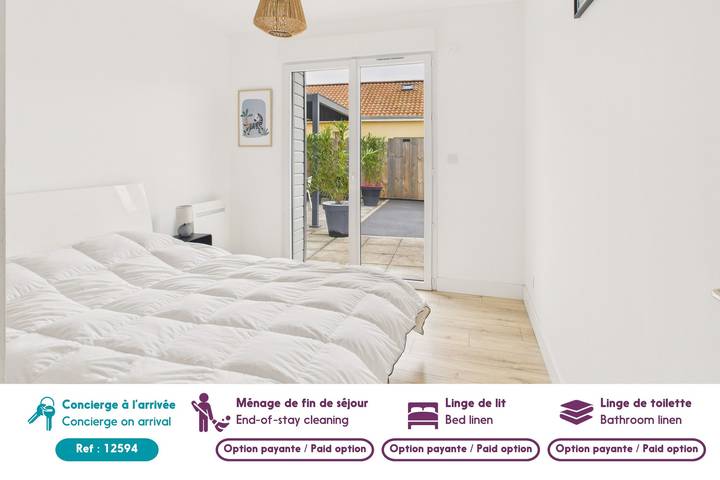Location de vacances pour 6 personnes, avec terrasse à La Plaine-sur-Mer - 4