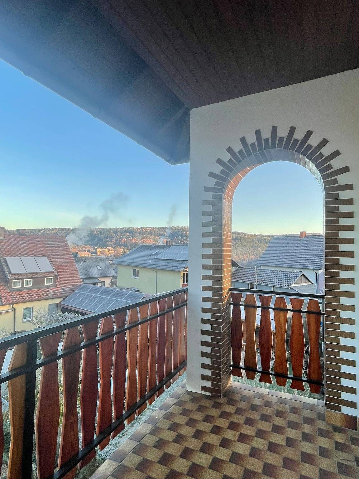 Ganze Wohnung, Apartment 'Natascha' mit Bergblick, Gemeinschaftsterrasse und Wlan in Fellen, Spessart-Mainland