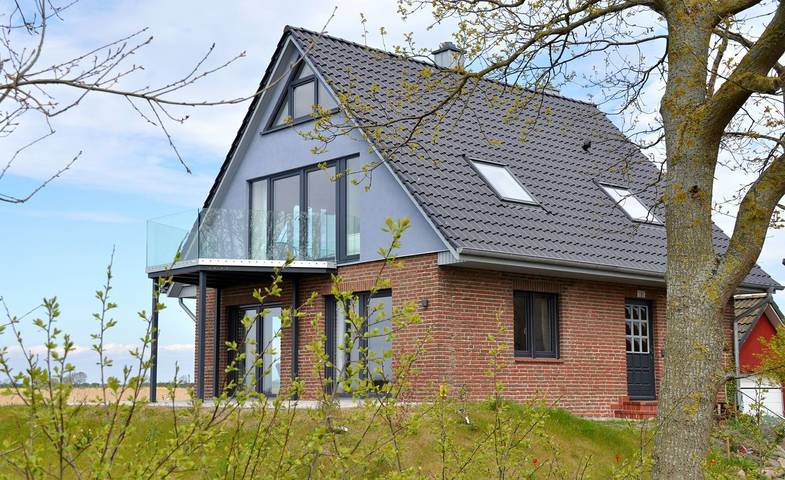 Ferienhaus für 6 Personen, mit Balkon und Terrasse sowie Garten in Albertsdorf
