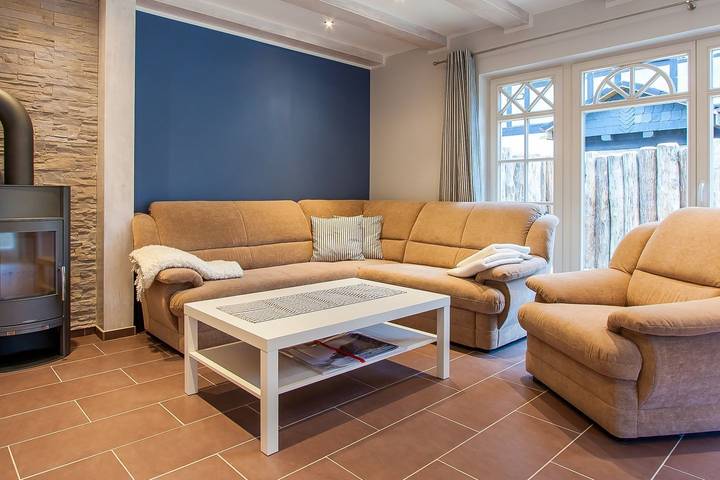 Ferienhaus mit Meerblick für 6 Personen, mit Terrasse und Sauna sowie Seeblick auf Fischland - Darß - Zingst - 3