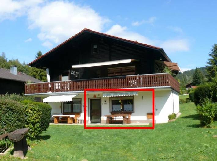 Ferienwohnung für 2 Personen, mit Balkon und Balkon/Terrasse sowie Garten in Arrach