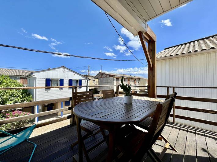Casa de vacaciones para 4 personas, con terraza en Gruissan
