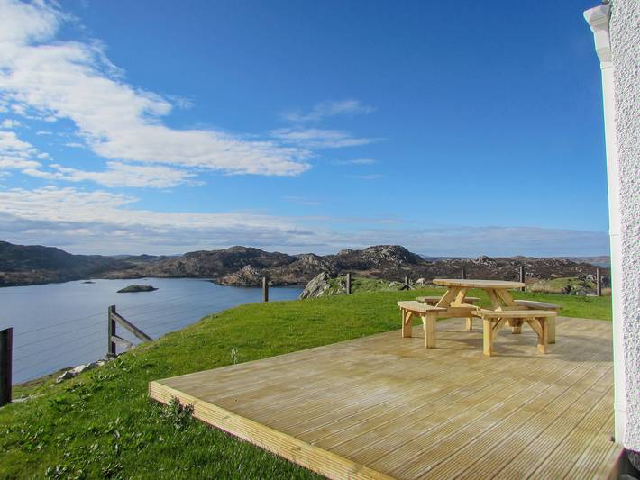Cottage for 6 people, with Garden in Lewis and Harris