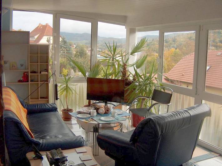 Ferienwohnung für 4 Personen, mit Balkon und Terrasse sowie Garten und Ausblick in Schmalkalden - 3