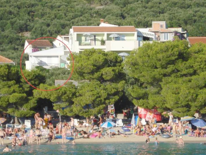 Ferienwohnung für 3 Personen, mit Garten und Ausblick, mit Haustier in Tucepi