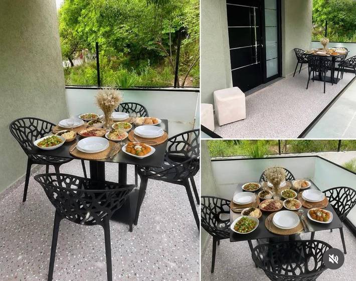 Appartement de vacances pour 4 personnes, avec Balcon et Terrasse ainsi que Jardin et Vue