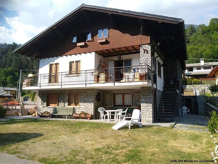 Appartamento per 4 persone, con giardino in Commune de Brusson