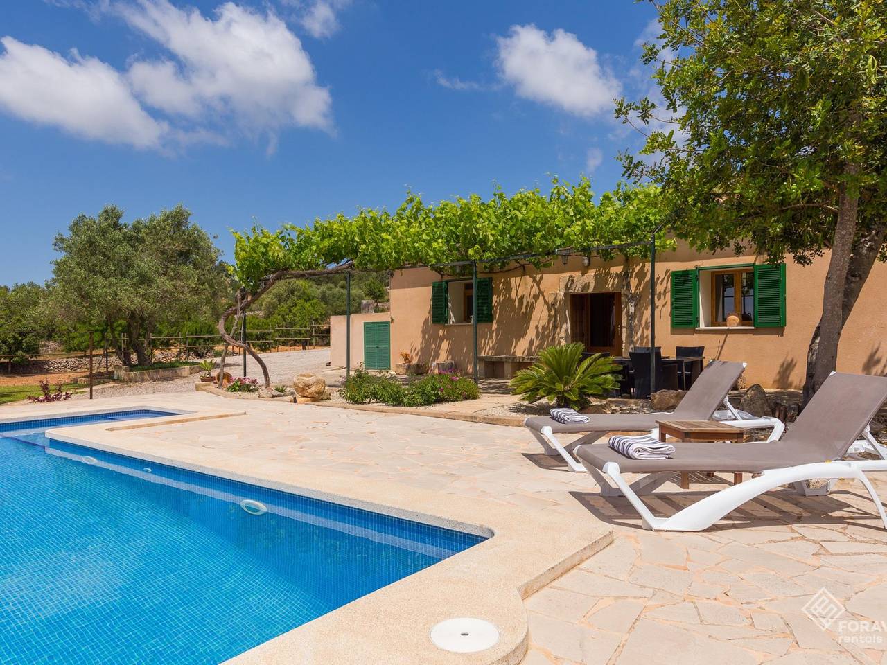 Son Fornes - Preciosa villa con piscina y jardín en Algaida in Algaida, Interior de Mallorca