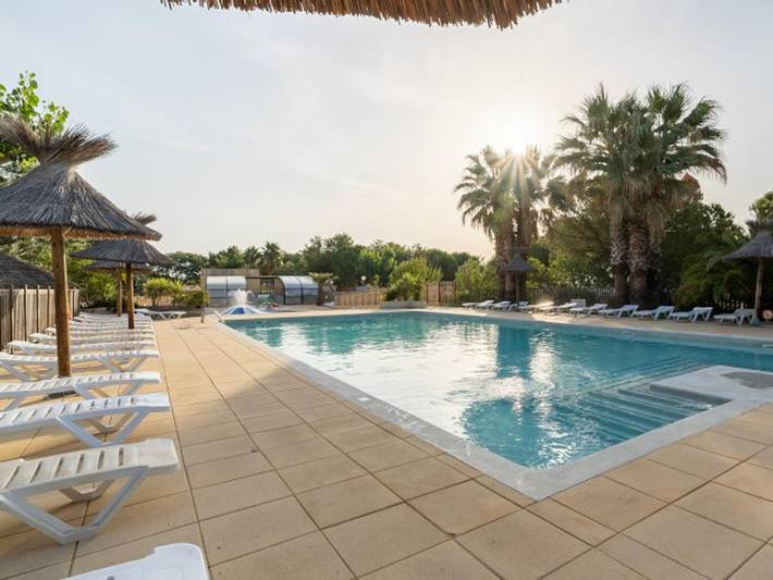 Camping Beau Rivage - Ciela Village - Mobilheim 6 personen - Ciela Privilège - 3 Schlafzimmer in Mèze, Mittelmeerküste (Frankreich)