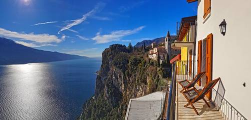 Ferienhaus für 5 Personen, mit Seeblick und Terrasse in Gardasee-Lombardei