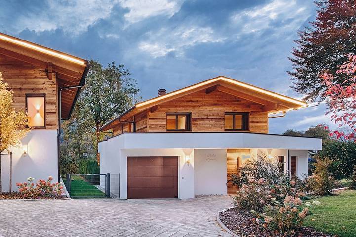 Ferienhaus für 6 Personen, mit Balkon und Garten sowie Sauna, mit Haustier