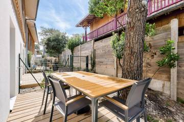 Gîte pour 4 personnes, avec jardin et vue dans Plage Sud (Lacanau Océan)