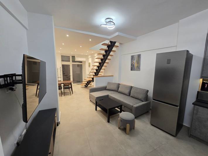 Ganze Wohnung, Ferienhaus 'Modern Apartment' mit WLAN und Klimaanlage in Thessaloniki und Umgebung