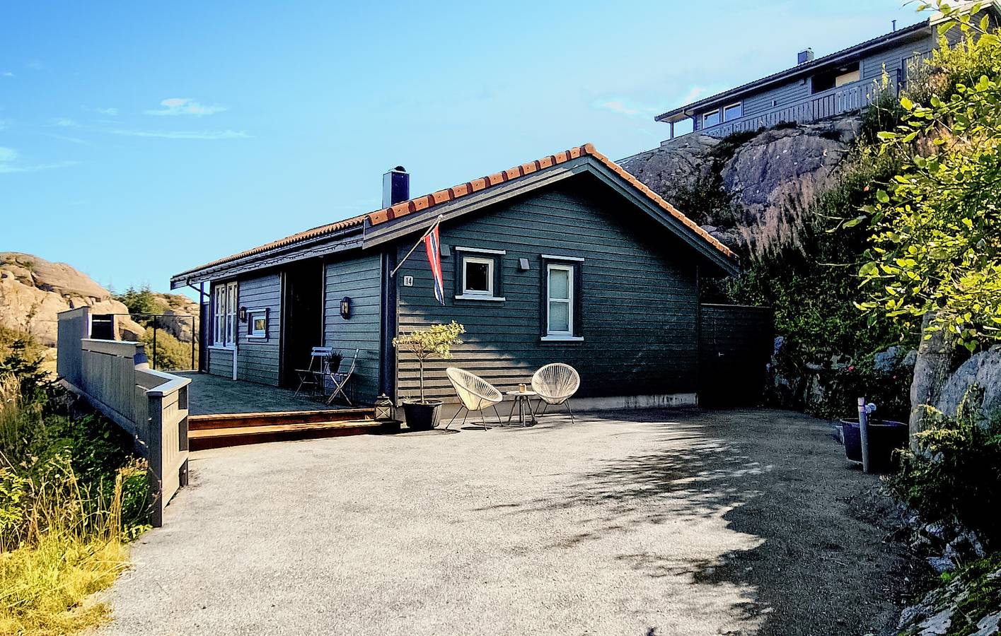 Ferienhaus für 6 Personen mit Terrasse in Sokndal
