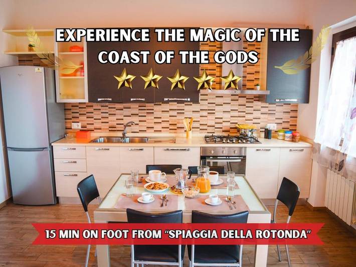 Apartament wakacyjny dla 6 osób, z balkon i widok w Tropea