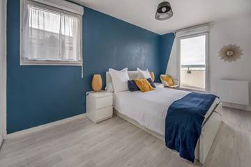 Gîte pour 6 personnes, avec terrasse et vue, animaux acceptés à Évry