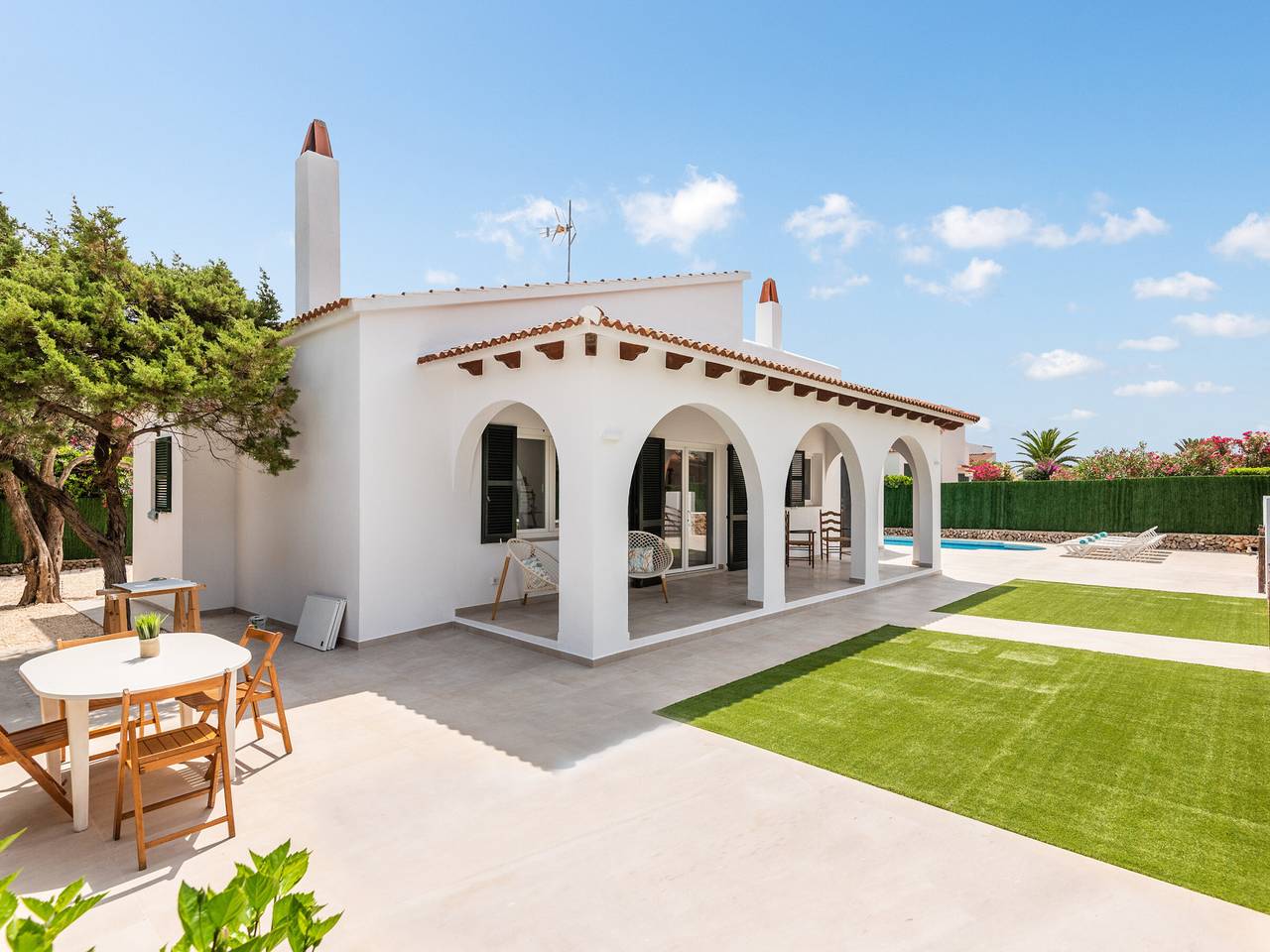 Comfortable villa with private pool in Cala en Bosc, close to beach in Cala en Bosc, Ciutadella