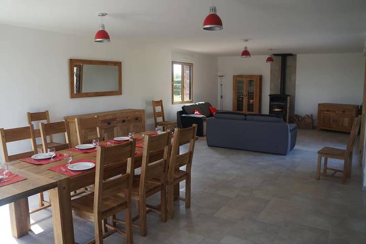 Maison de vacances pour 10 personnes, avec jardin et terrasse