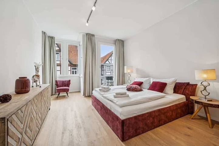 Mel&Bens Balkon-Suite | Altstadt | Parkoption in Celle, Aller-Leine-Tal
