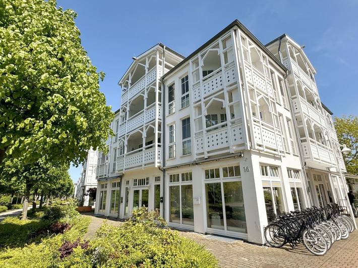 Ferienwohnung für 2 Personen, mit Balkon und Pool, mit Haustier in Sellin - 3