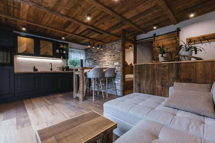 Ferienwohnung für 6 Personen, mit Garten und Ausblick
