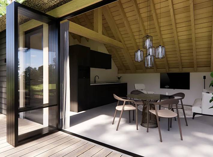 Location de vacances pour 6 personnes, avec Balcon/Terrasse ainsi que Terrasse et Jardin à Baarle-Nassau - 2