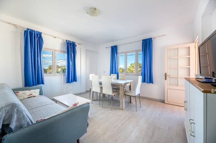 Ferienwohnung für 4 Personen, mit Balkon und Garten auf Formentera