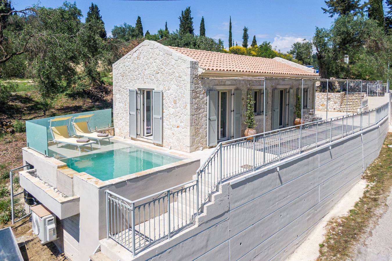 Villa mit pool für 3 Personen in Korfu, Griechenland
