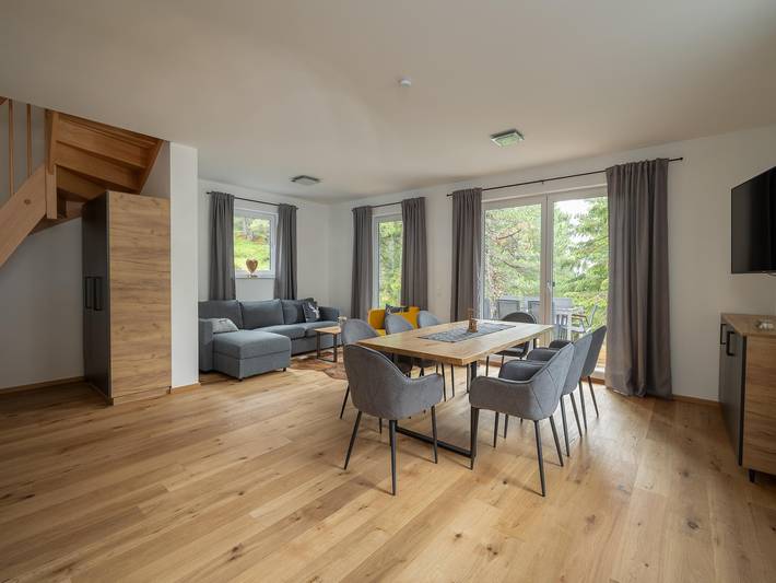 Ferienhaus für 8 Personen, mit Whirlpool und Terrasse sowie Sauna, mit Haustier an der Turracher Höhe