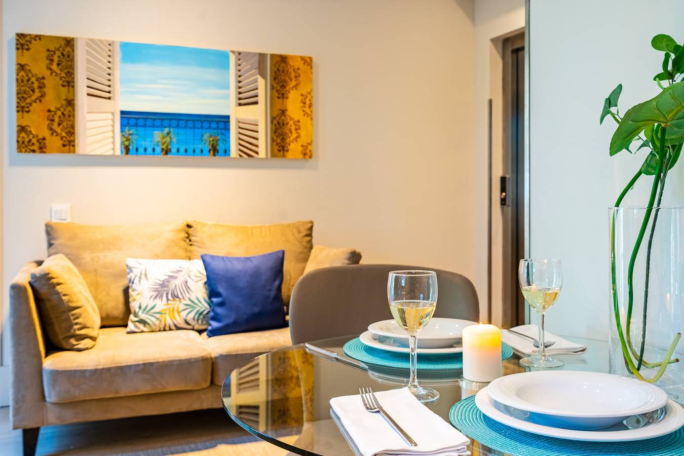 Hel lejlighed, Ferielejlighed for 4 personer med balkon in Barcelona Centre, Barcelona