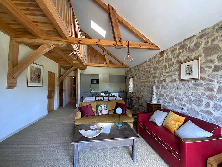 Gîte pour 8 personnes, avec jardin ainsi que terrasse et vue à Saint-Sauveur-de-Peyre - 2