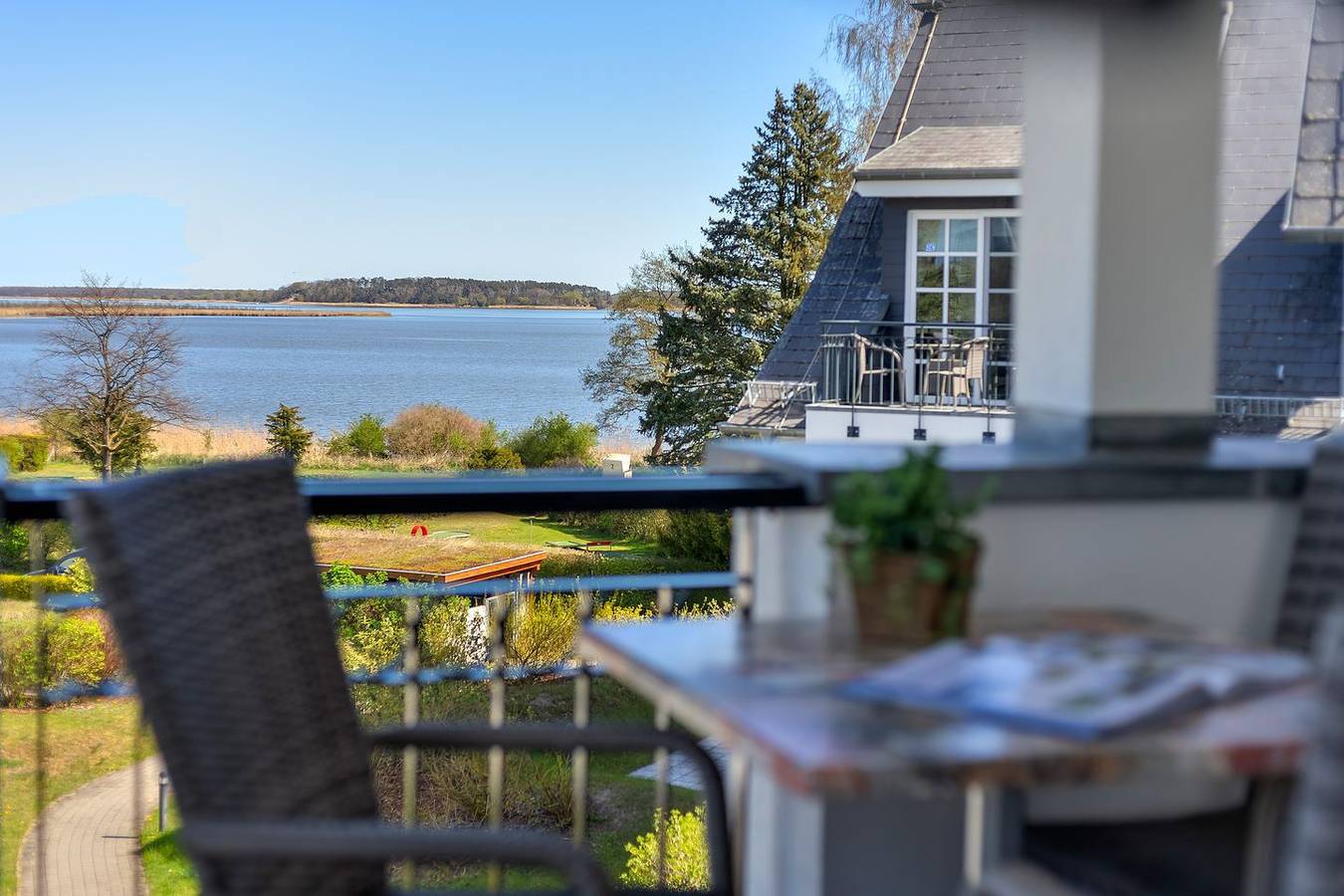 Ganze Wohnung, Residenz am Balmer See Whg. 33 mit Sauna, Seeblick & Wlan in Balm, Benz