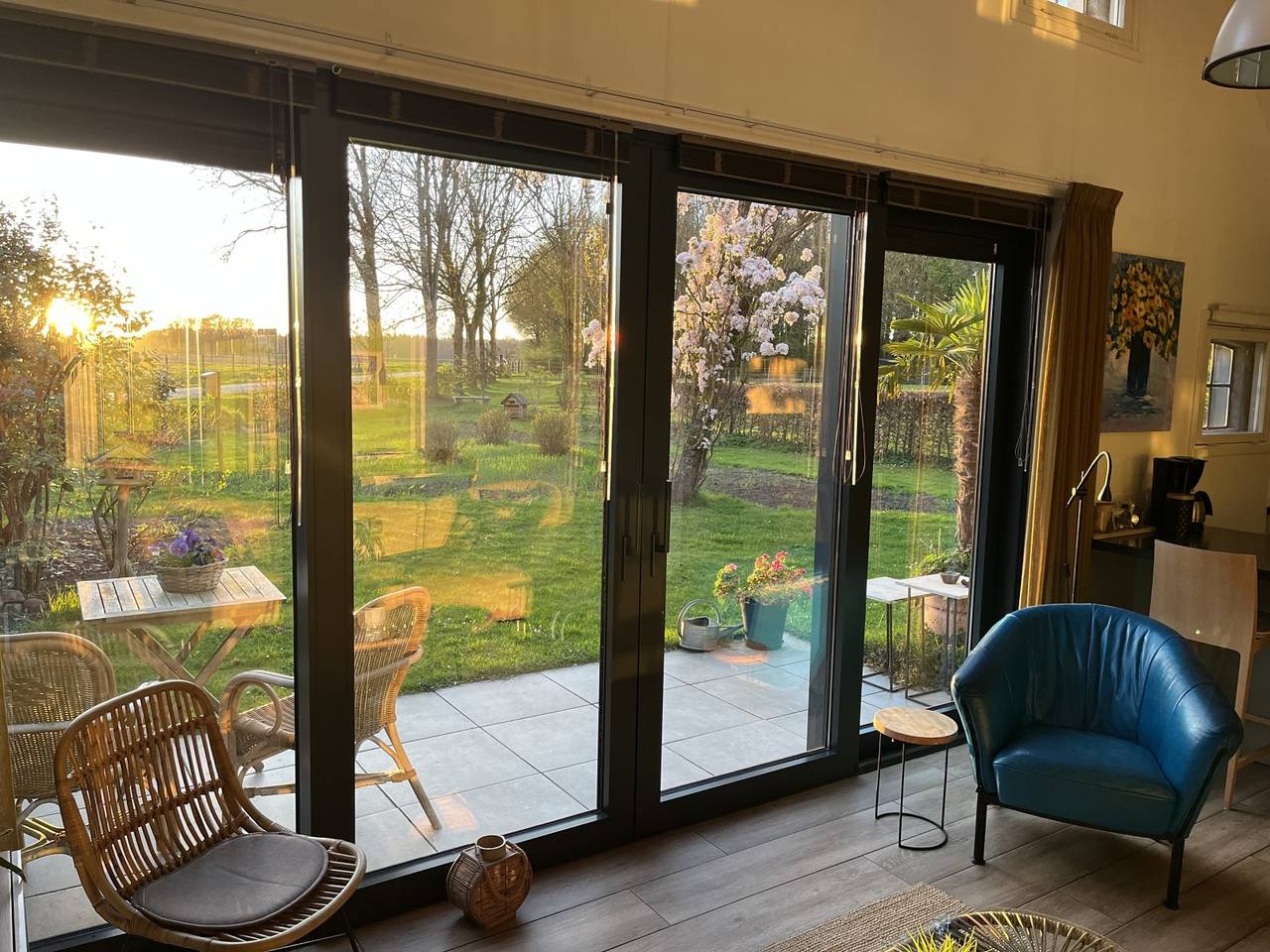 Modernes Scheunenhaus für 4 Personen mit großem Garten und ländlichem Blick in Drenthe in Eext, Drenthe