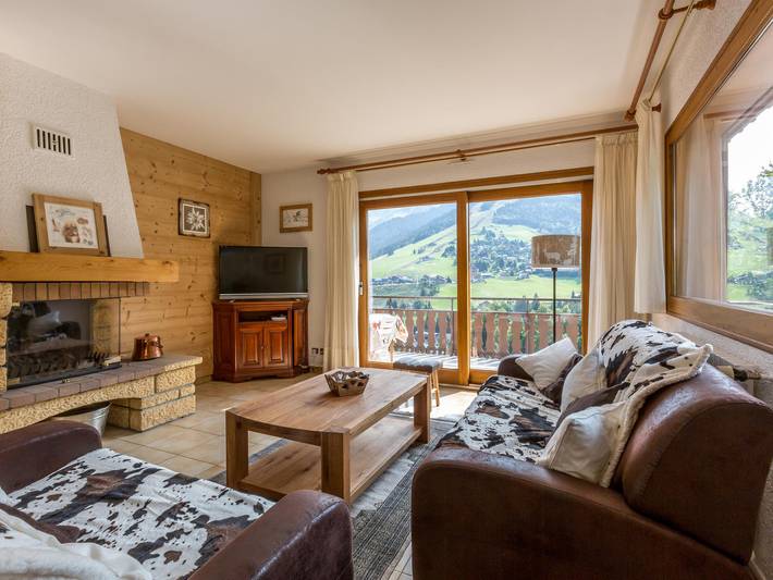 Vakantiewoning voor 9 personen, with Balkon and Balkon/Terras as well as Terras in La Clusaz