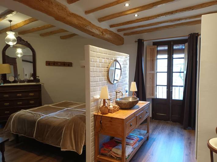 Maison de vacances pour 2 personnes, avec balcon et vue