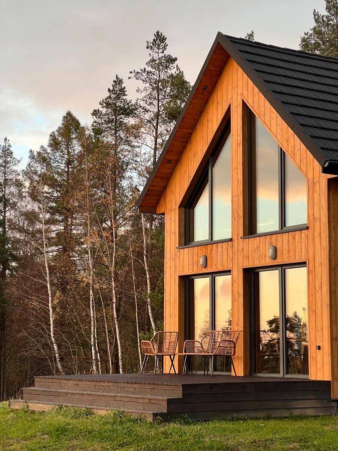 Gîte pour 6 personnes, avec Terrasse et Vue dans Wysoczany