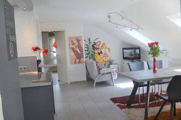 Ferienwohnung für 3 Personen, mit Garten in Markdorf