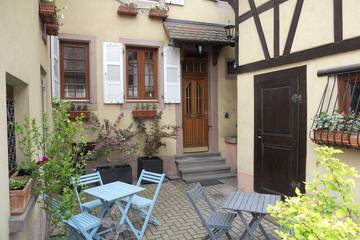 Gîte pour 8 personnes, avec terrasse à Obernai