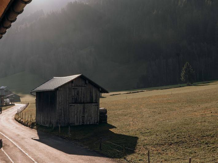 Ferienhaus für 9 Personen, mit Garten und Sauna sowie Ausblick, kinderfreundlich in Au - 3
