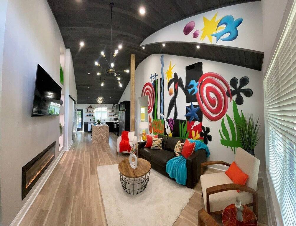 Mod/2Br fire pit+corn hole+bikes+kayaks+private golf+gym+pass. Close to Clt in Cramerton, Gaston County