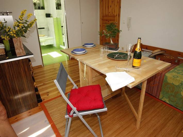 Hel studio-lejlighed, Studio 'Kullenmühle' wheelchair accessible with private garden. in Bad Herrenalb, Nord Sortskoven