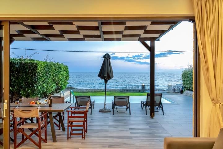 Ferienhaus für 6 Personen, mit Pool und Meerblick sowie Garten in Chania und Umgebung - 2